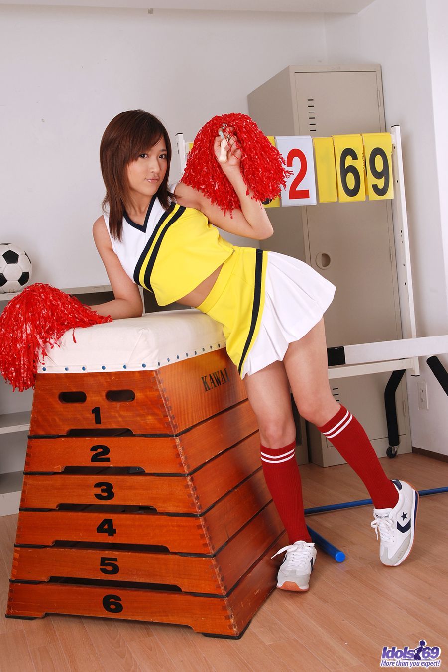 900px x 1350px - Idols69 Asian Slut Loves Showing Off Her Tits And Ass In Her Cheering Outfit  @ JapaneseBeauties