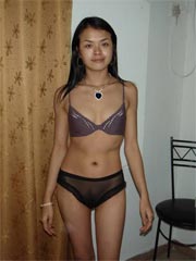 Cute Asian amateur teen posing nude and gives a hot handjob here