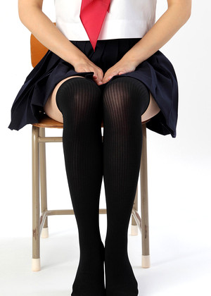 9 School Uniform JapaneseBeauties av model nude pics #5 セーラー服とニーハイ 無修正エロ画像 AV女優ギャラリー